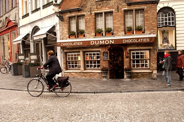 Image of chocolate store in bruges