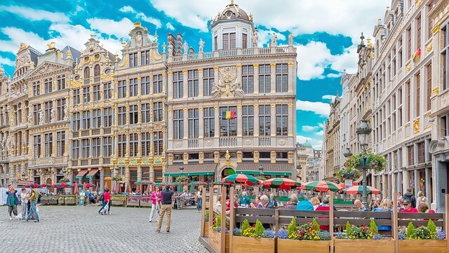Image of grate market in Brussels