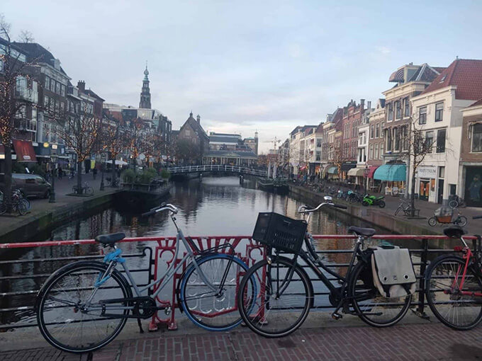 image of canal in leiden