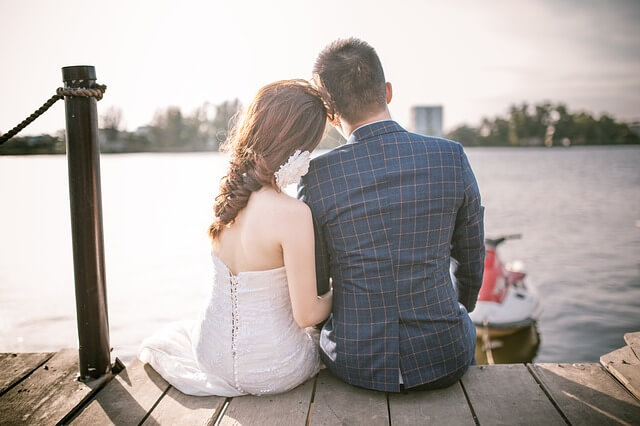 Image of wedding photo shoot