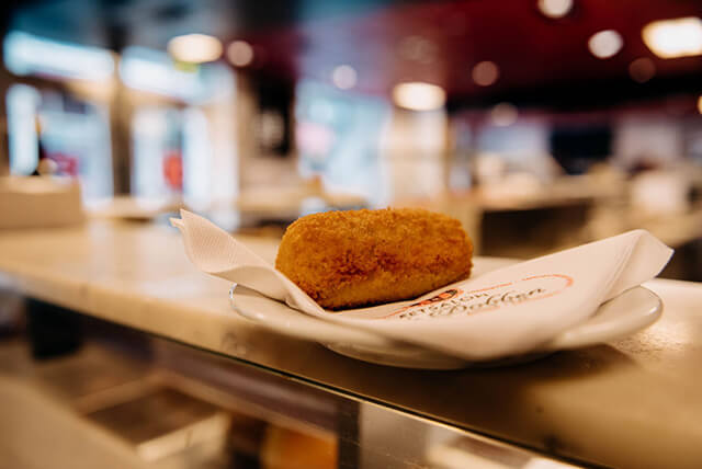 image of a kroket which is typical dutch snack