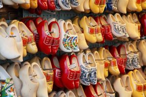 image of clogs at the Albert Cuyp Market in Holland